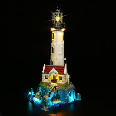 Imagem de Kit de iluminação VONADO LED compatível com Lego Motorized Lighthouse 