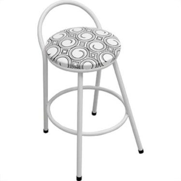 Imagem de Banco Acomix Baixo Branco/Espiral - AÇOMIX