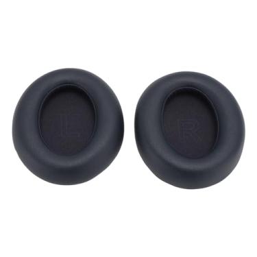 Imagem de Fone de ouvido de fones de ouvido de proteína de couro de proteína de couro capa para anker lifecore q30 q35 q30 bt q35 bt fone de ouvido (Azul escuro)