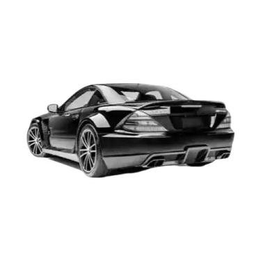 Imagem de Pôster De Carro Esportivo Luxuoso Preto E Branco, Arte Em Tela Para De