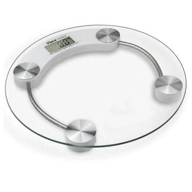 Imagem de Balança Digital para Banheiro até 180kg Transparente CT1069 - Yins
