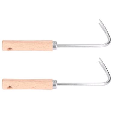 Imagem de aqxreight Ferramenta de Ervas Daninhas de Jardim de Aço Inoxidável de 2 Pacote-extrator de Mão Ergonômica Leve para Escavação e Plantio Sem Esforço