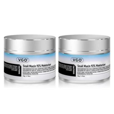 Imagem de Hidratante VGO Snail Mucin 92% com ceramida e vitamina E, pacote com 2