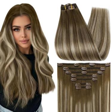 Imagem de Extensões de cabelo Clip in Full Shine 50-75g 50-60cm