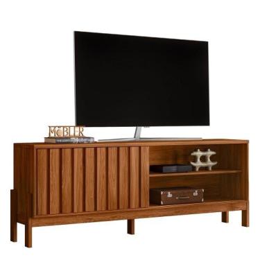 Imagem de Rack Bancada New Aurora 188cm para TV até 75 - Mobler, Cinamomo Mel