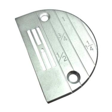 Imagem de Chapa De Agulha 4 Carreiras Para Máquina Reta Industrial Diversas Marc