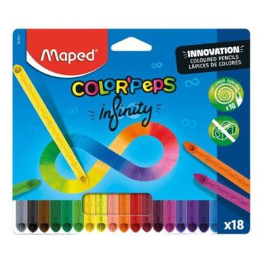 Imagem de Lápis De Cor Colorpeps Infinity 18 Cores  Maped