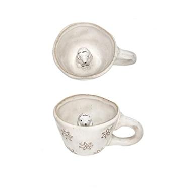 Imagem de 360 ml 3D Caracol Margarida Cachorro Gato Canecas de Café Criativas Bonito Cerâmica Engraçado Desenho Animado Animal Chá Leite Copos Presente de Aniversário Único