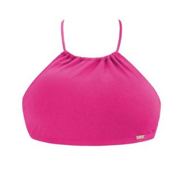 Imagem de Top Busto de Biquíni Top Cropped Faixinha - Estigma, M, Rosa pink