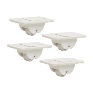 Imagem de 4x Rodízios Giratórios Autoadesivos, Gaveta, de Armazenamento, Carrinho, Carrinhos