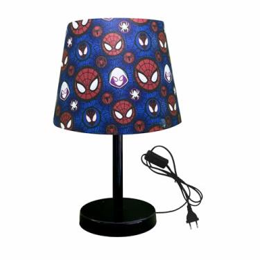 Imagem de ABAJUR LUMINARIA INFANTIL 15X20 HOMEM ARANHA CARINHA