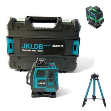 Imagem de Nível Laser Verde 4d 16 Linhas Automático 2 Bateria Com Tripé e Maleta