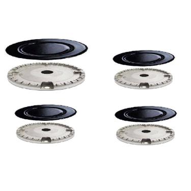 Imagem de Kit Queimador + Espalhador Para Cooktop Atlas Agile 4 Bocas