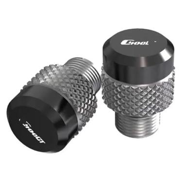 Imagem de Novos espelhos de motocicleta tampas de parafusos de plugue de furo compatível com C400GT C400X C400 GT/X 2019-2023 2022 2024 (titânio)