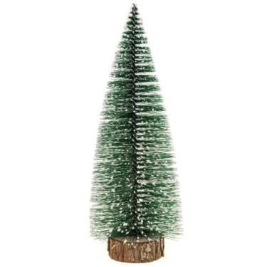 Imagem de Mini Arvore de Natal Pinheiro de Mesa Nevada Decoração 20cm - Florarte