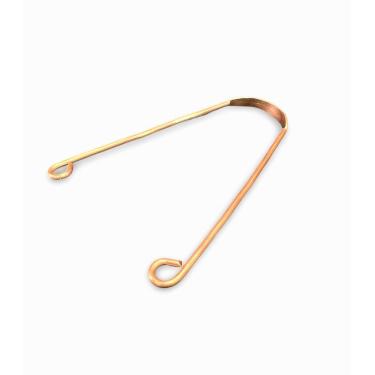 Imagem de Raspador Limpador de Lingua Cobre Ayurveda Higiene Bucal