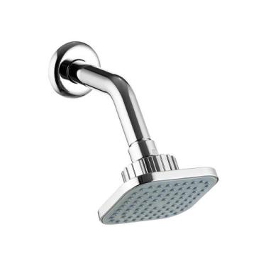 Imagem de Ducha para aquecedor solar e gás Lorenzetti flatt quadrada, -, -