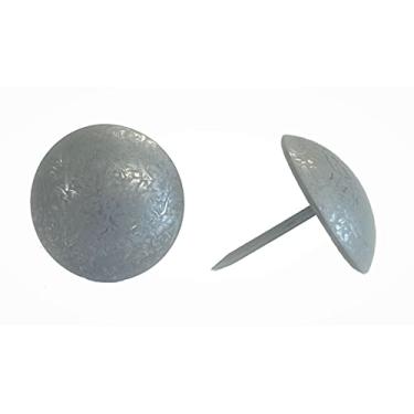Imagem de ComfortStyle Tachinhas de estofamento premium, pinos de prego de 3/10.2 cm de diâmetro, acabamento decorativo grande para móveis (80, estanho antigo)