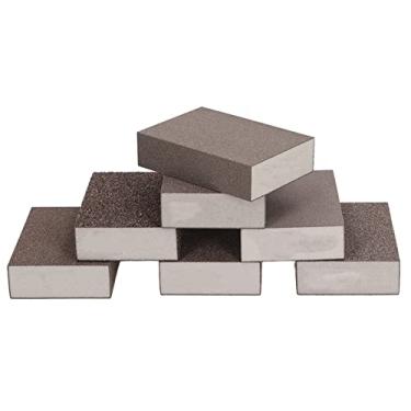 Imagem de Esponjas de lixamento Blocos secos e molhados 7 unidades de espuma de areia grossa média fina lixa de esponja abrasiva 36 60 80 100 120 180 220 grão para carpintaria metal plástico