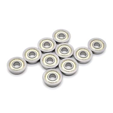 Imagem de F608ZZ Rolamento ABEC-7 (10 peças) 8 * 22 * 7 mm vedação metálica flangeada F608Z rolamentos de esferas F608 ZZ