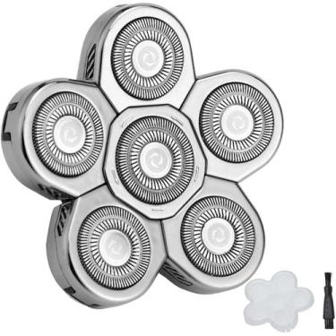 Imagem de Cabeças de reposição para barbeadores Auruveby 6 Blades para homens ca