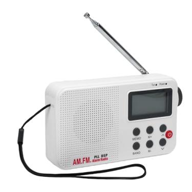 Imagem de Bewinner Rádio Portátil AM FM SW, Rádio Pequeno Com Tanete de Fone de Ouvido de 3,5 Mm, Dual Fonte de Alimentação Digital Tuner Digital Lit LCD Display Compact Emergency Radio para