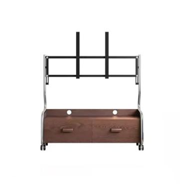 Imagem de Suporte de TV Suporte de TV móvel nórdico armário de armazenamento de chão sala de estar quarto rack de exibição universal suporte de TV (A)