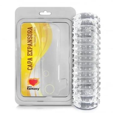 Imagem de Capa Peniana Expansora Vazada Incolor Sexy Fantasy – Extensor Masculino em Silicone Flexível Conforto e Maior Satisfação