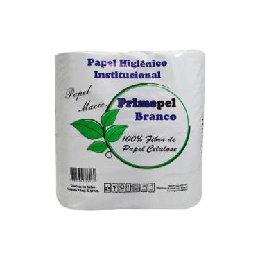 Imagem de Papel Higiênico Institucional Rolão 300 M Branco 8 Rolos - Primepel