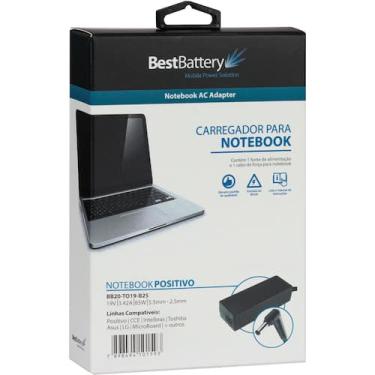 Imagem de Fonte Carregador para Notebook Positivo N8510 - BestBattery, 65 Watts