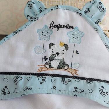 Imagem de Toalha fralda banho bebê - Ateliê Gisela Bonfim 