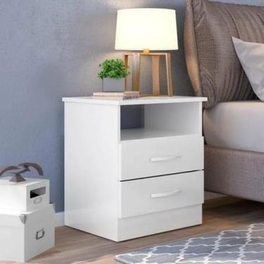 Imagem de Mesa de cabeceira com Nicho e 2 gavetas - Cedrono