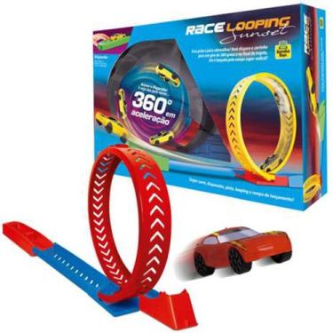 Imagem de Carro Com Lancador E Pista Race Looping Sunset 360 - Samba Toys