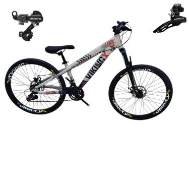 Imagem de Bicicleta 26 VikingX Tuff25 21v Cambios Shimano Freeride Disco Mecânico Pneu Slick 1.50-Unissex