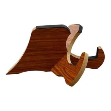 Imagem de Dynwave Suporte de chão para prancha de madeira organizador portátil para presente resistente faça você mesmo fácil configuração suporte de exibição de, Style B