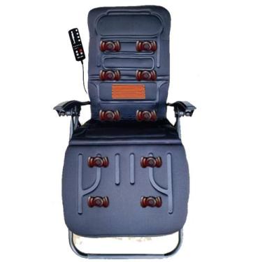 Imagem de Cadeira Espreguiçadeira Massageadora 10 Motores Bivolt - Reclinável 21