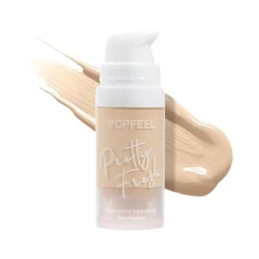Imagem de Corretivo Líquido Hidratante POPFEEL - Alta Cobertura e Longa Duração,