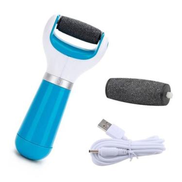 Imagem de Lixa Esfoliadora Para Pes Eletrica Profissional Pratica Portatil Pilha