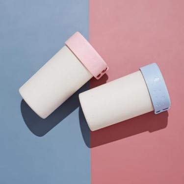 Imagem de Pacote com 2 garrafas de água esportivas, garrafa de água à prova de vazamento para homens e mulheres, copo de bebida para esportes em casa, academia, ambientes internos e externos, 300 ml