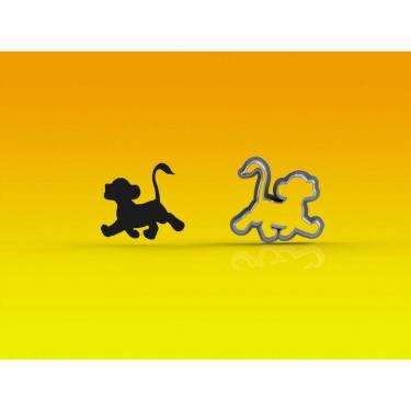 Imagem de Cortador Rei Leão - Simba Tamanho 4 Cm