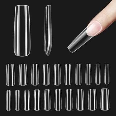 Imagem de beetles Gel Polish Kit De Unhas Beetles, 500 Peças, Pontas Longas E Quadradas Pré-Moldadas, Postiças Transparentes, Cobertura Total, Extensões Acrílico Para Imersão, Presentes Mulheres