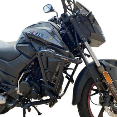Imagem de Protetor de Motor e Carenagem Coyote Com Pedaleiras Preto - JEF 150s a