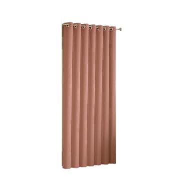 Imagem de Cortina Para Sala Ou Quarto Grande 3,00x2,50 metros Ideal Sala Quarto Escritório Porta (Rosê)