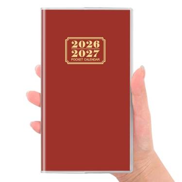 Imagem de SKYDUE Agenda de bolso vermelha