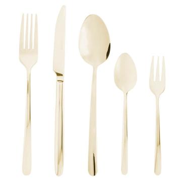 Imagem de Faqueiro 30 Peças Aço Inox Viena Champanhe Wolff