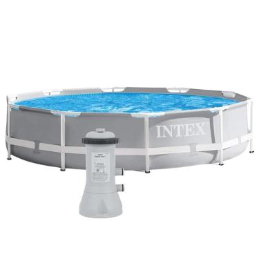 Imagem de Piscina Estrutural 6.503l Prism Bomba Filtrante 220v Intex