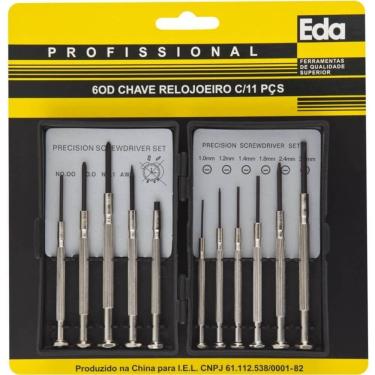 Imagem de Jogo De Chaves Para Relojoeiro 11 Peças - 6od - Eda