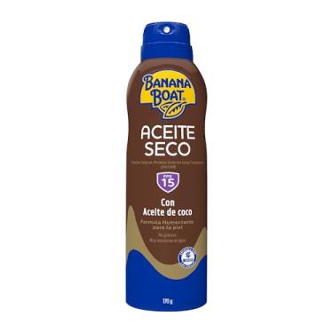 Imagem de Banana Boat Bronzeador Óleo Aerossol FPS 15 170ml | Com Cenoura e Óleo de Coco | Proteção Solar Moderada e Pele Hidratada