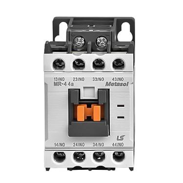 Imagem de Relé de contator CA 4A 2NO2NC 3NO1NC 4NO Tensão da bobina AC24V AC110V AC 36V AC380V AC220V GMR-4 MR-4 LS Contatores de metasol elétrico (Ac380v 2no2nc)