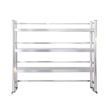 Imagem de Prateleira de aço inoxidável para mesa de trabalho de preparação, prateleiras de armazenamento de cozinha, bancada de suporte de micro-ondas (60 x 30 cm/23,6 x 11,8 pol, 3T)